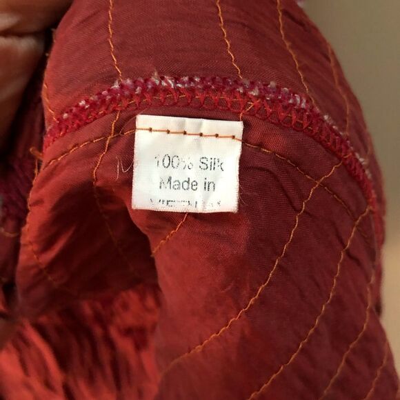 Italian Silk Tea House Topper Duster (S) - Picture 5 of 11